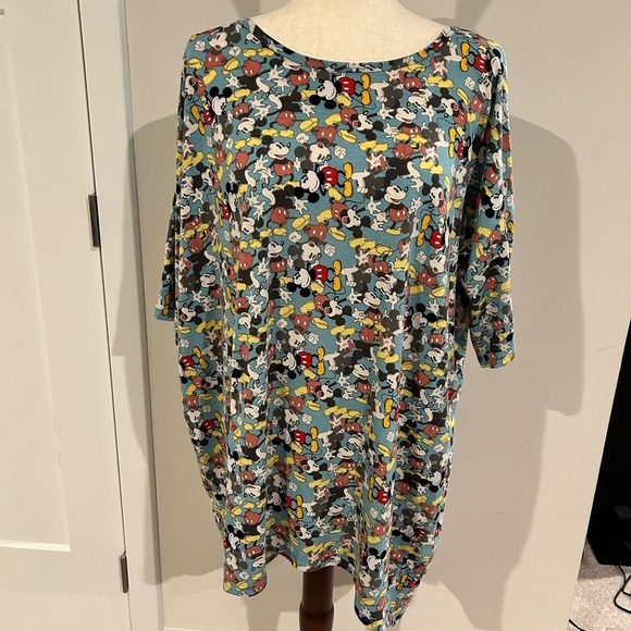Lularoe Disney Mickey Mouse Tunic Shirt Sz Large - Picture 2 of 4